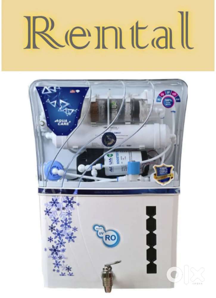 Ro water purifier available on rent
