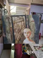 Vintage Handmade Painting for Sale