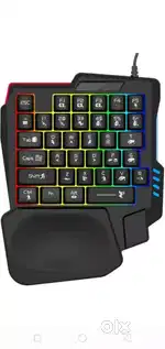 One hand gaming keyboard