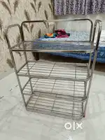 Stainless steel shoe rack