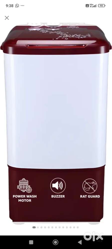 Washing machine only washer