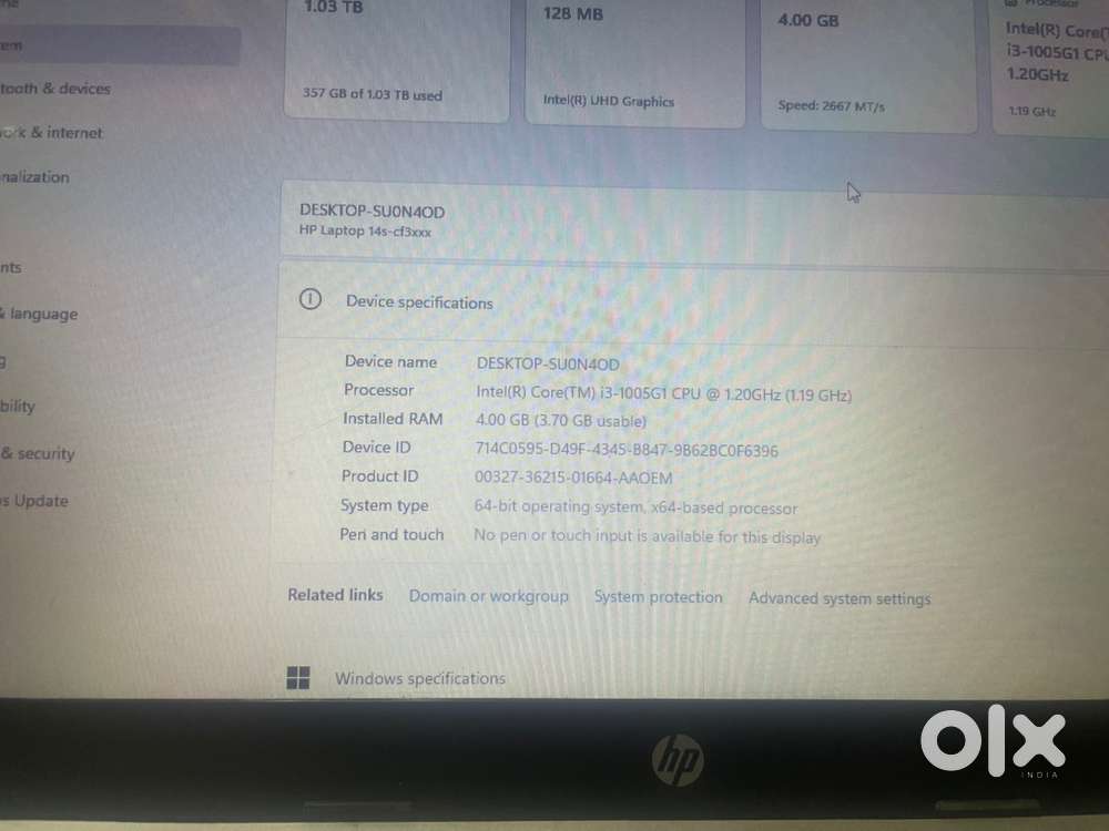 HP laptop for home and student