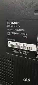 SHARP AQUOS QUATTRON technology 70''INCH Best LED TV