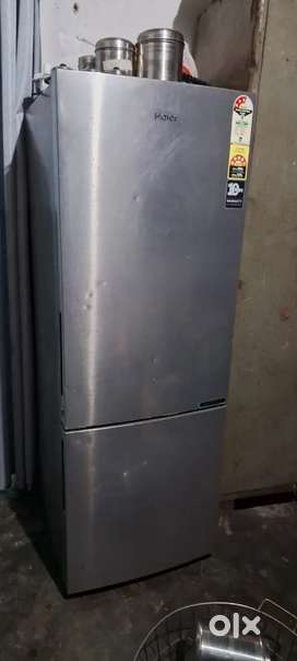 Haier double door refrigerator convertible for sell