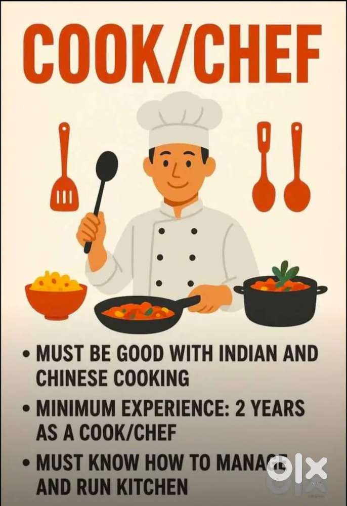 URGENT REQUIREMENT: FAST FOOD COOK