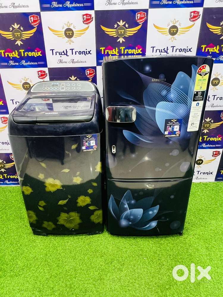 Samsung inverter fridge and Samsung Activewash machine combo available