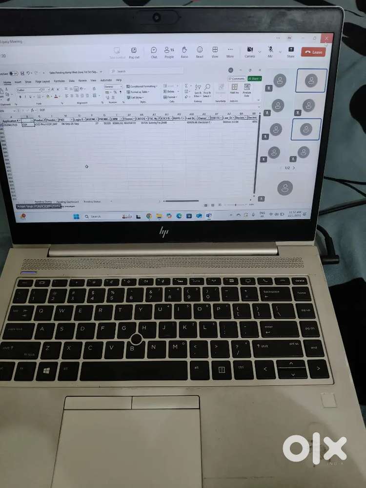 Hp laptop with 8 GB Ram and 256 GB SSD