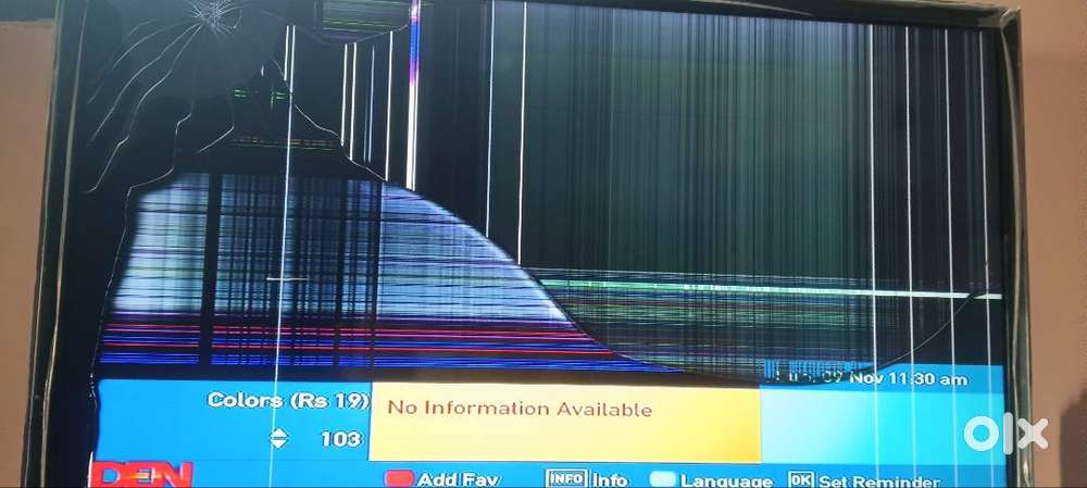 Broken led tv Brand panasonic