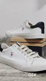 Us polo white sneakers.