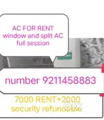AC FOR RENT 7000 RENT+ 2000 security refundable