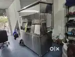 Steel juice counter