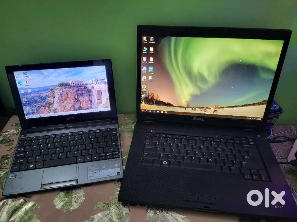 Acer and Dell Laptop Good Condition