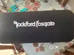 Rockford subwoofer and 4 channel amplifier