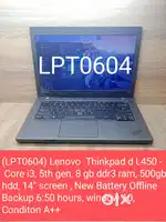 (LPT0604) Lenovo  Thinkpad  L450 refurbished laptop