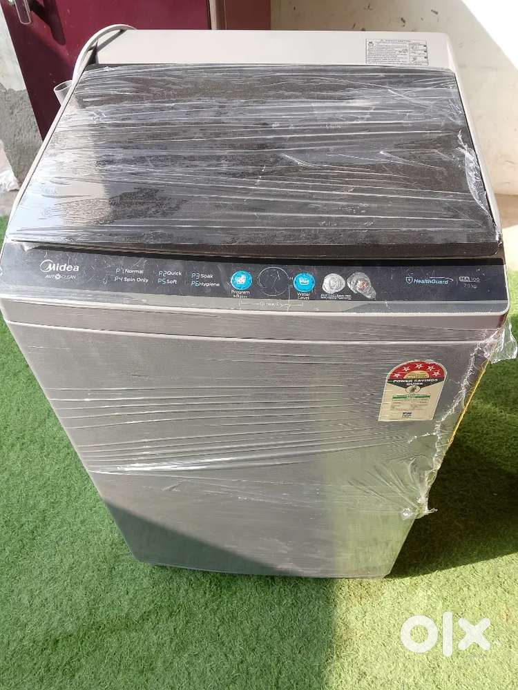 मीडिया ब्रांड फुली ऑटोमेटिक वॉशिंग मशीन 7.kg न्यू कंडीशन 1.वन इयर ओल्ड