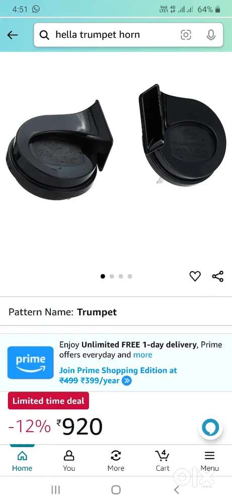 Hella New trumpet  horn