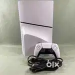 Sony Playstation 5 Slim 1TB with Disk Drive, Controller, Cables
