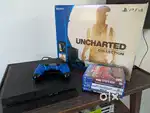 PS4 with controller & 5 games