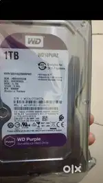 WD 1 TB HARD DISC PURPLE ALMOST LIKE NEW