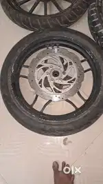 Selling alloy wheels with disc brake plate
