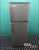 Id-700134.  Samsung double door silver colour fridge