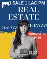 Real Estate Agent Wanted  ONE SALE ONE LAC INCOME