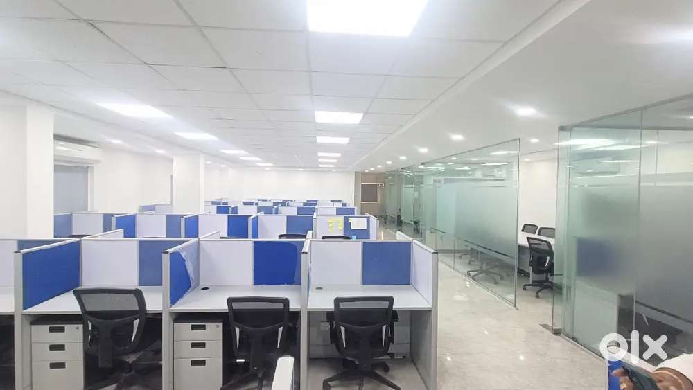 55 Workstations 4 Cabins 1 Conference plug and play office for Rent