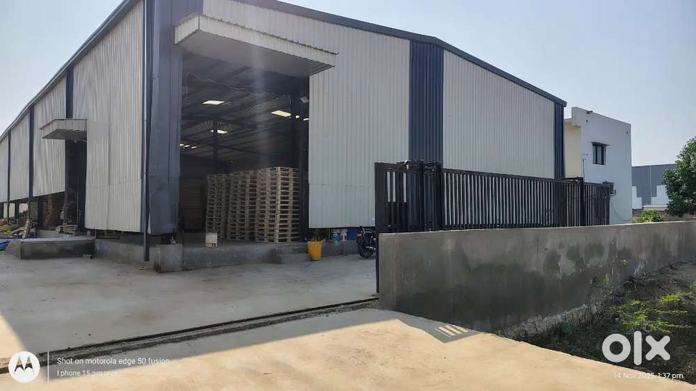 Total area 2100 sq meter with office building