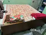 Sheesham Wood bed with mattres