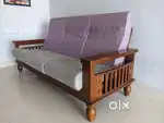 3 Seater Teak wood Sofa - 5 Years warranty