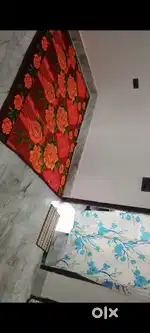 2 manjil 3 bhk well furnished room with tiles glass window led etc