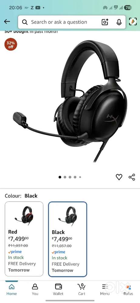 Headphones hyperx cloud 3 for pc and other scratchless condition