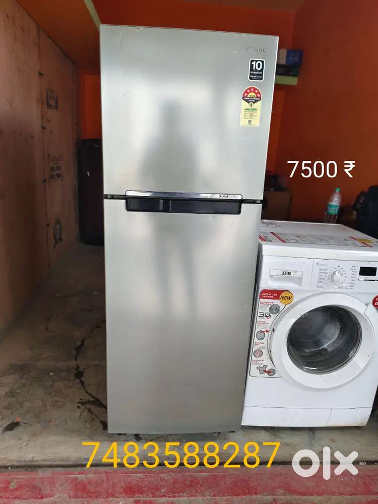 Double door samsung 5 stat inverter fridge and whirlpool washing machi