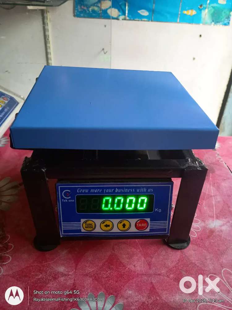 Weight machine fix price Rs ,:2500/-