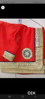 Red beautiful saree