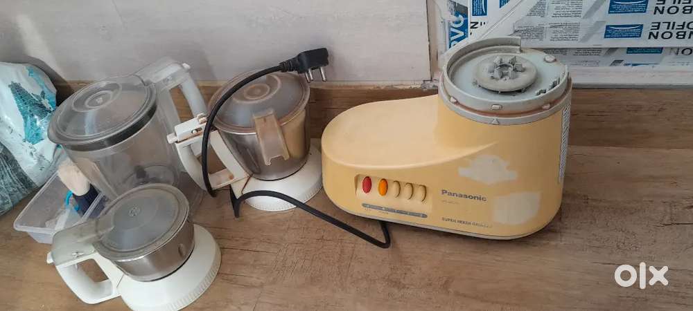 Panasonic  super mixer grinder  with 3 jars
