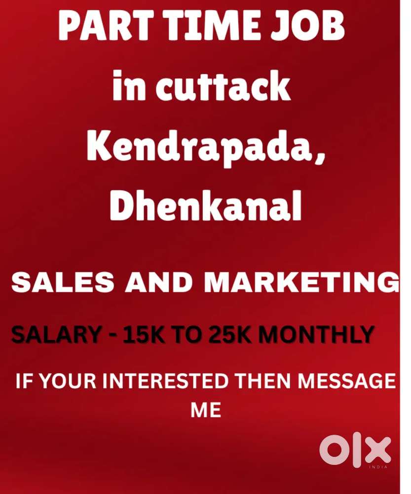 SALES AND MARKETING JOB IN CUTTACK, KENDRAPARA, DHENKANAL