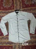 White Shirt New Men Solid Branded