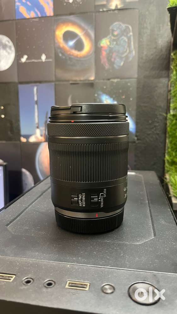 Canon RF 24-105mm f/4-7.1 is STM Mirrorless Camera Lens, Black