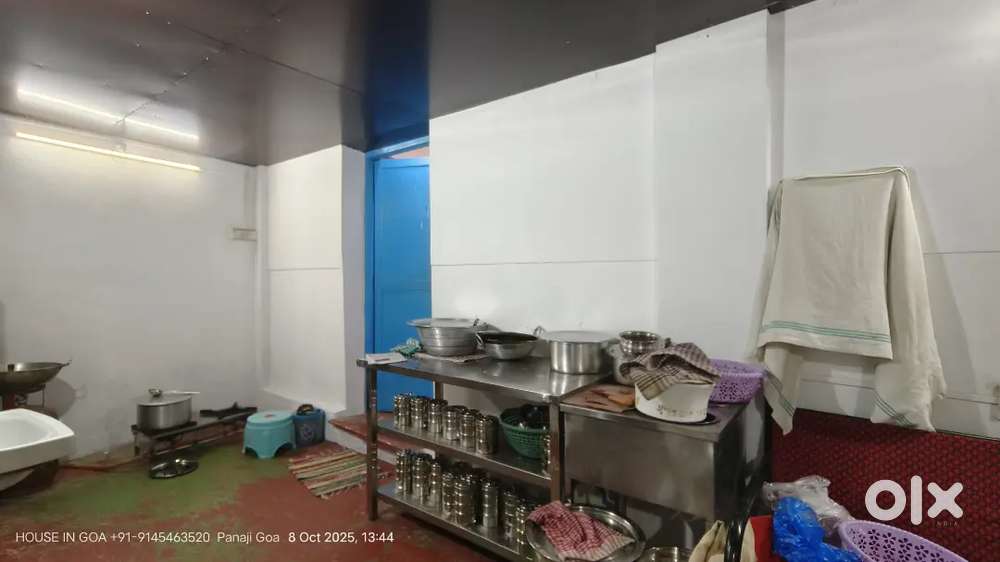 For rent Canteen with Tiffin Services Setup in Mala Panjim