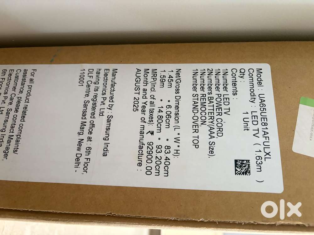 Samsung 65 inch LED still in box , never opened
