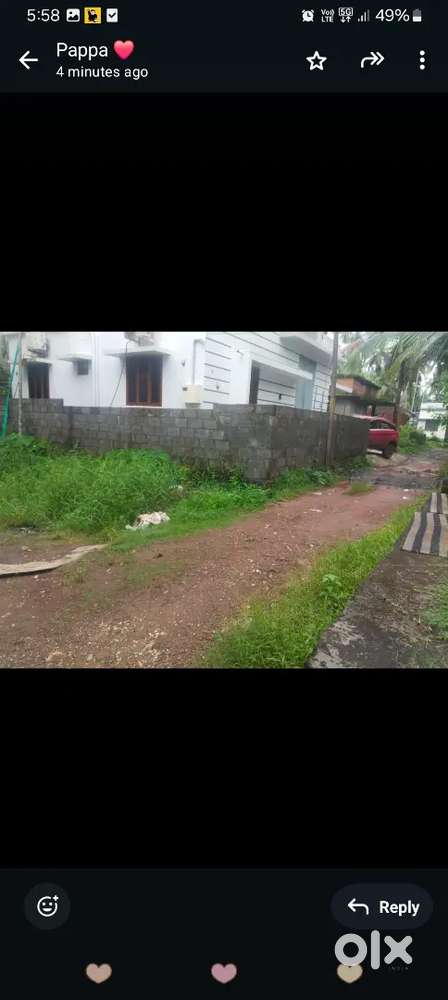 Land for sale  4.5 lakh/ cent