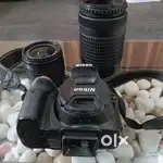 Nikon D3300 24MP DSLR camera with Nikor 70-300 mm lense for sale