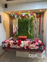 Ganpati Makhar with a floral strip