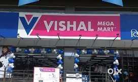 New job Available VISHAL MEGA MART Mall Need Candidate's Delhi NCR