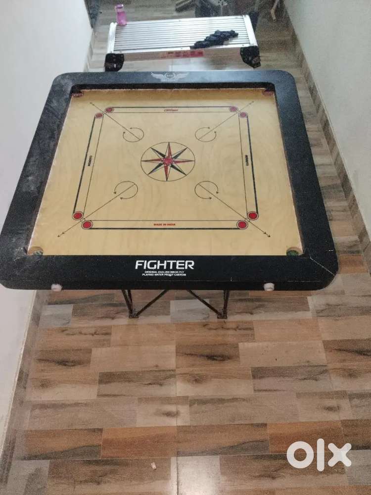 Carrom board, carrom lamp, carrom stand