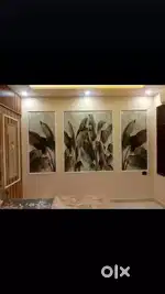 Wallpaper and pvc panel workd
