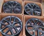 Black alloy wheels