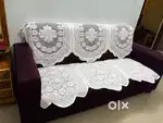 Used 5 Seater Sofa - Attractive Grape Color - Quick Sale!