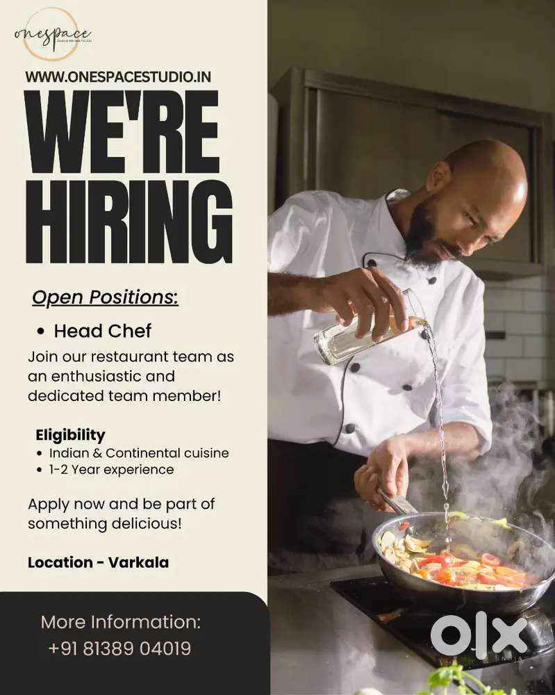 Chef Indian and Continental Cuisine
